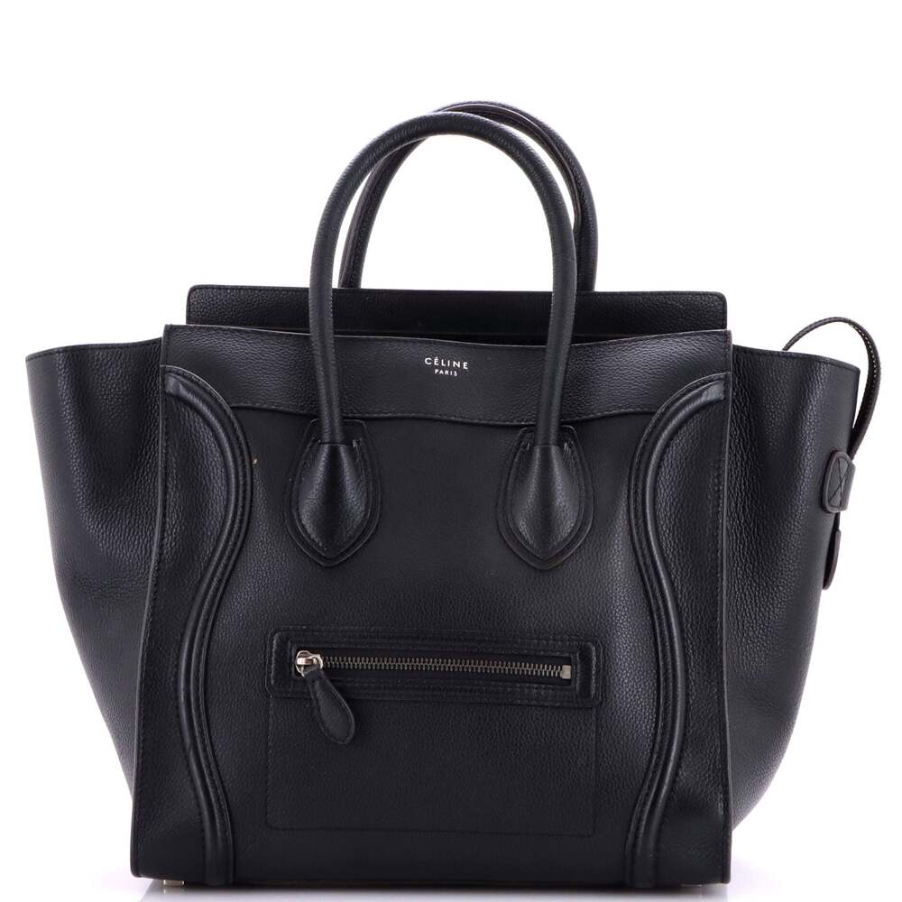 Celine Luggage Bag Grainy Leather Mini #249583C12B